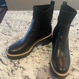 Dolce Vita Black Trooper Boots Sz 10